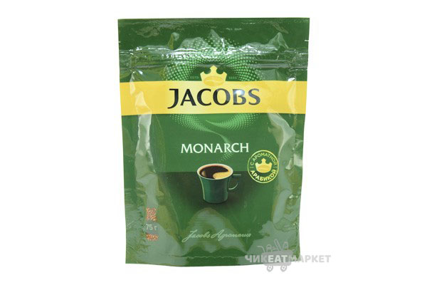 кофе JACOBS Monarch 75г м/у