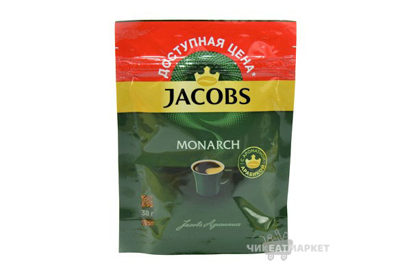 кофе JACOBS Monarch 38г м/у