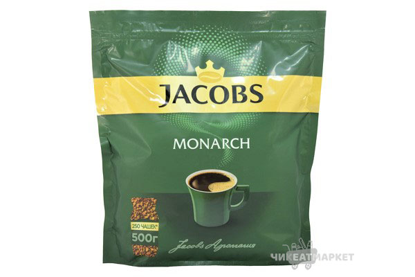 кофе JACOBS Monarch 500г м/у