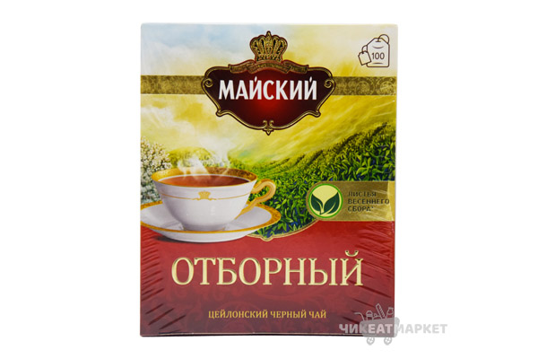 чай Майский Отборный 100пак*2г