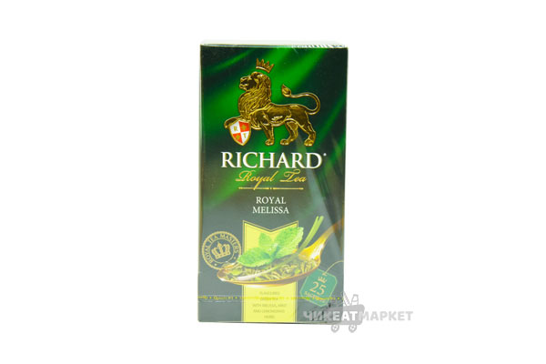 чай Richard Royal Melissa (зеленый с мелиссой) 25 пак*2г