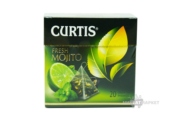 чай Curtis Fresh Mojito (зеленый/мохито/мята/лемонграсс) 20пак*1.8г