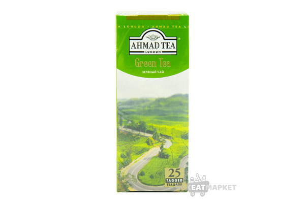 чай Ahmad Tea Green Tea 25пак*2г