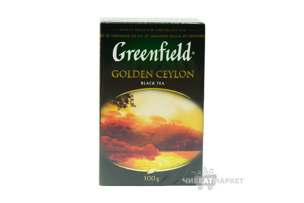 чай Greenfield Golden Ceylon листовой (черный) 100г