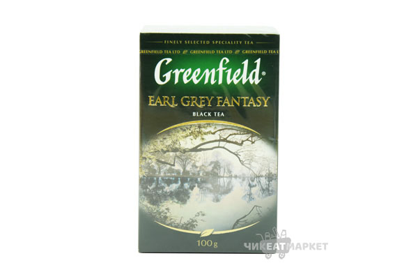 чай Greenfield Earl Grey Fantasy листовой (черный/бергамот)100г