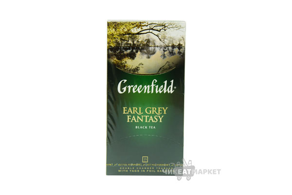 чай Greenfield Earl Grey Fantasy (черный/бергамот) 25пак*2г