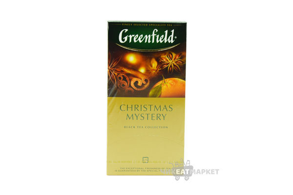 чай Greenfield Christmas Mystery (гвоздика/корица) 25пак*1.5г