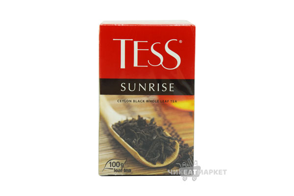 чай Tess Sunrise черный 100г