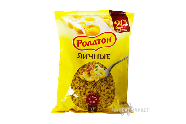 макароны Роллтон рожки 400г