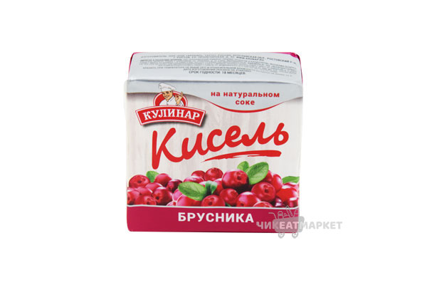 кисель Кулинар брусника (брикет) 220г