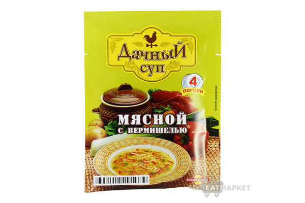 суп Русский Продукт мясной с вермишелью 60г