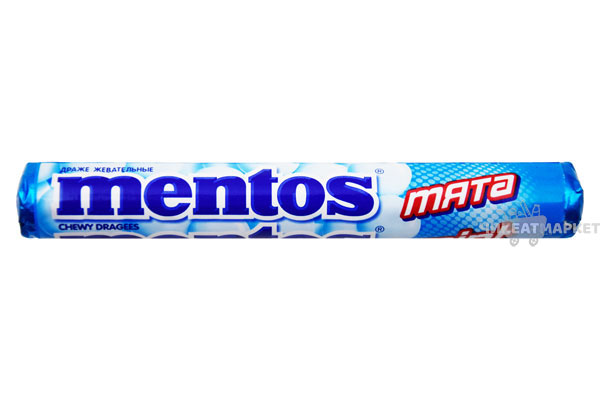 жевательное драже Mentos мята 37г