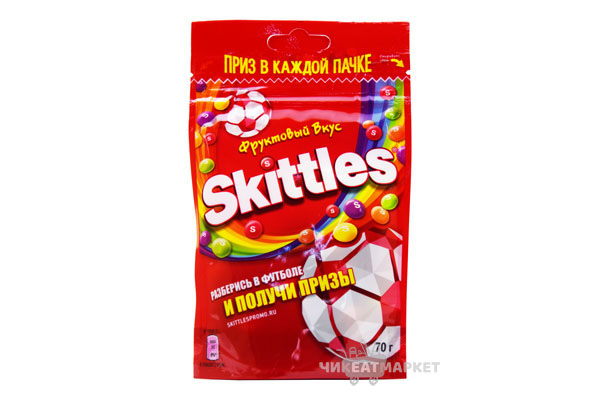 драже Skittles фрукты 70г