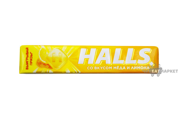 леденцы Halls мед и лимон 33г