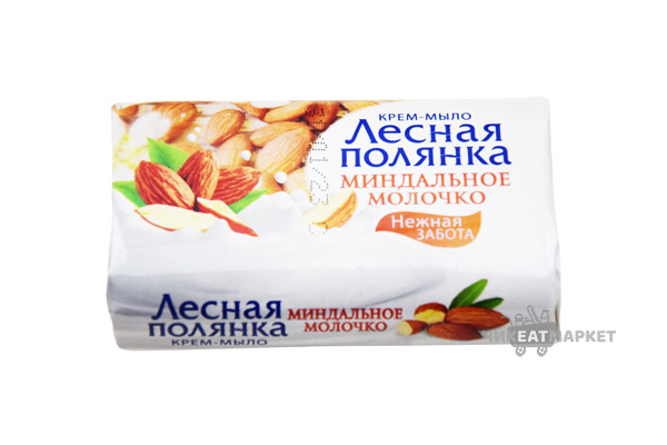 крем-мыло Лесная полянка миндальное молочко 90г
