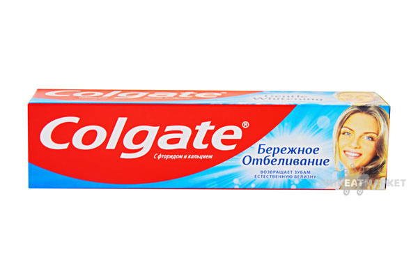 зубная паста  Colgate бережное отбеливание 100мл