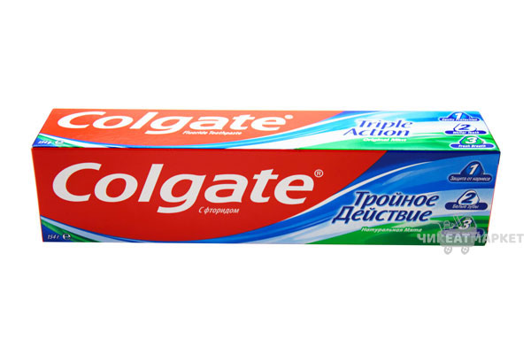 зубная паста Colgate тройное действие мята 100мл