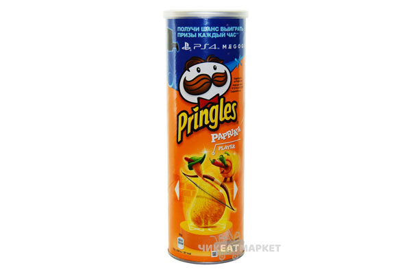 Чипсы картофельные Pringles Paprika / Паприка 165г