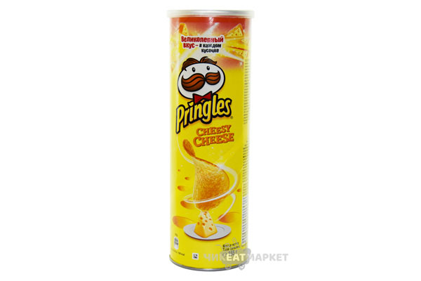 Чипсы картофельные Pringles Cheesy Cheese / Сыр 165г