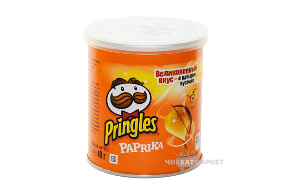 Чипсы картофельные Pringles Paprika / Паприка 40г