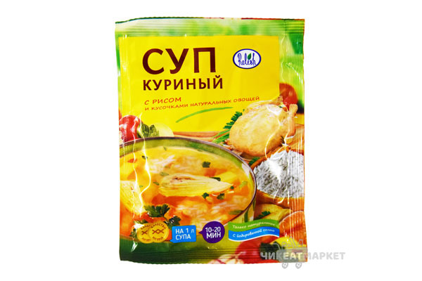 Relish суп куриный с рисом 60г