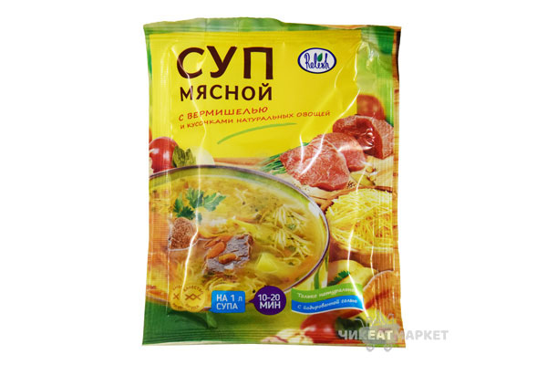 Relish суп мясной с вермишелью 60г