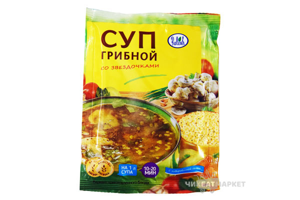 Relish суп грибной со звездочками 60г