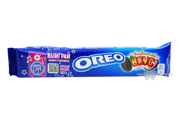 печенье OREO клубника 95г