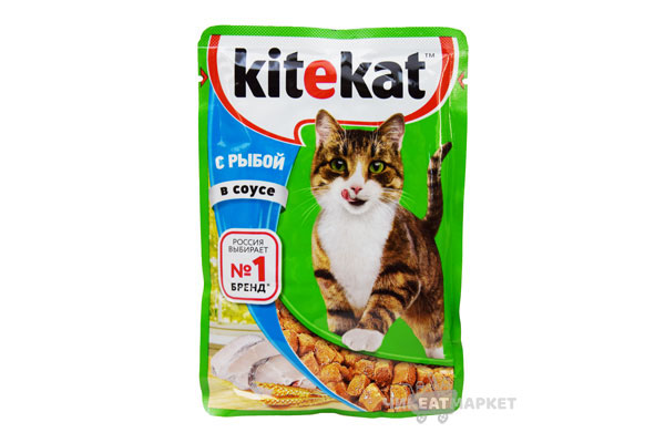 Kitekat рыба в соусе 85г