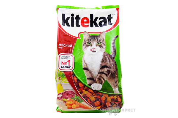 Kitekat мясной пир 800г