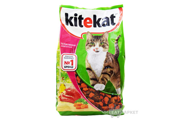 Kitekat телятинка аппетитная 800г