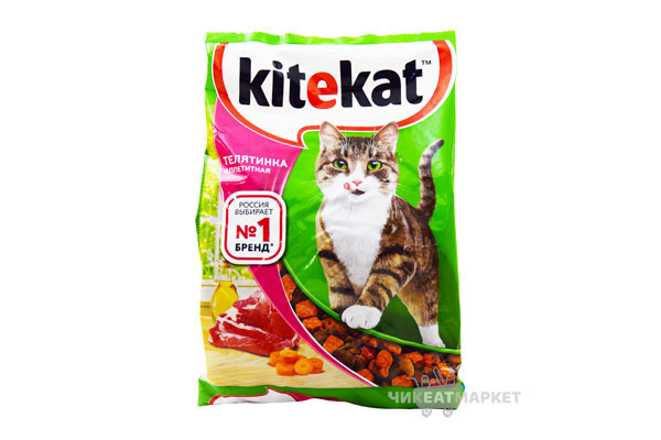 Kitekat телятинка аппетитная 350г