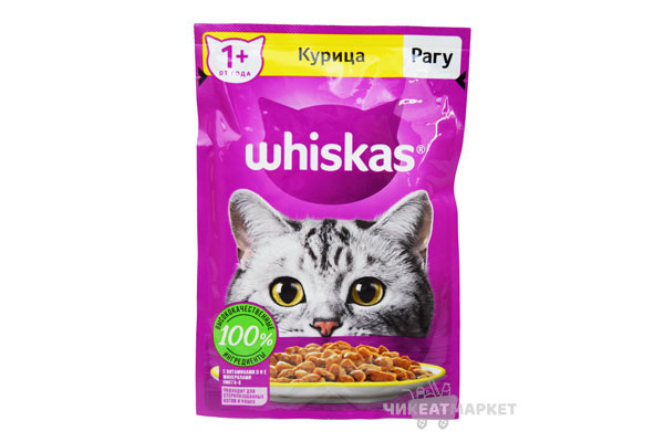 Whiskas рагу курица 85г