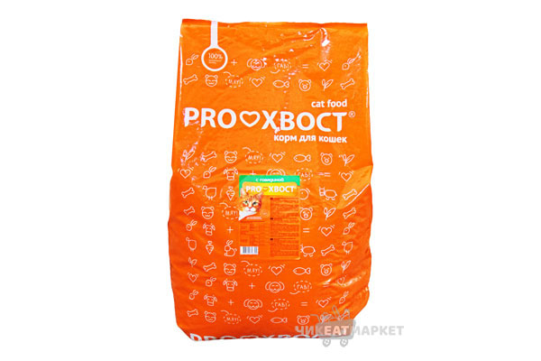 PROXвост корм для кошек говядина 10кг