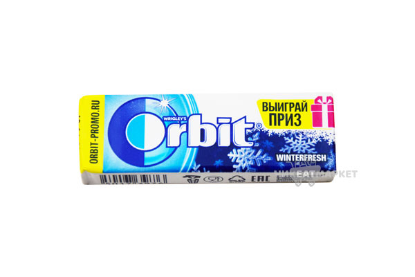 Orbit жевательная резинка winterfresh 13,6г