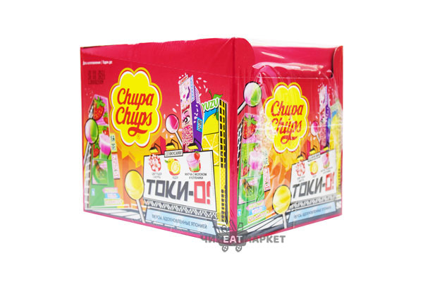 карамель Chupa Chups фруктовый микс с натуральным соком 100шт*12г