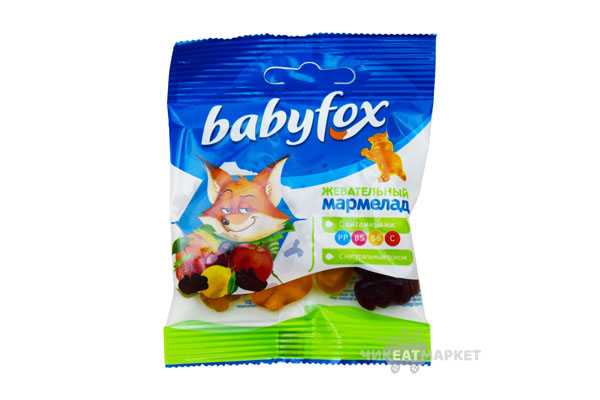 Яшкино жевательный мармелад BabyFox 30г